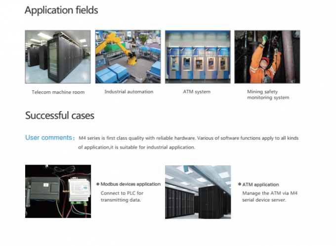PUSR USR- N510 Industrial Modbus Gateway Serial RS232 RS485 RS422 เป็น เครื่องแปลง Ethernet พร้อมคําสั่ง AT 8