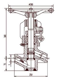 ราคาดี ตัวขับวาล์วคาร์บอนไฟเบอร์, วาล์วโลกรุ่น J61Y DN40 ~ DN50 ออนไลน์