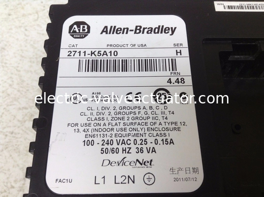 ราคาดี แผงหน้าจอสัมผัส HMI สีดำ Allen Bradley Panelview 550 2711-K5A10 Ser H ออนไลน์