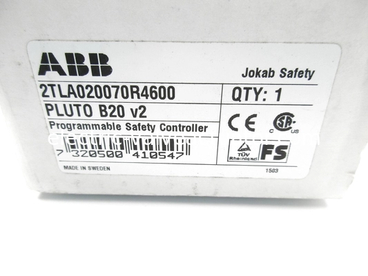 ราคาดี ABB 2TLA020070R4600 Programmable Safety Controller StatusBus 24 V DC Failsafe 16 1.5A ออนไลน์