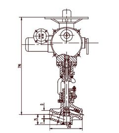 ราคาดี โครเมี่ยมโมลิบดีนัม Alloy Steel Valve Actuator, วาล์วตัด J961Y DN40 ~ DN50 ออนไลน์