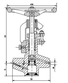 ราคาดี ตัวทำงานของวาล์วคาร์บอนไฟเบอร์, วาล์วตัด J61Y DN5 ออนไลน์