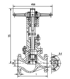 ราคาดี โครเมี่ยมโมลิบดินัน Alloy Steel Valve Actuator ตรวจสอบค่า J41Y DN80 DN100 ออนไลน์