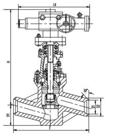 ราคาดี โครเมี่ยมโมลิบดีนัม Vanadium Steel Valve Actuator วาล์วตัด J961Y ออนไลน์