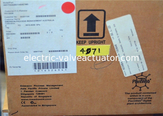 ราคาดี โรซมอนท์ 3051TG เครื่องส่งแรงดันในสาย 3051TG3A2C21AB4M5K5 -14.7 ถึง 800PSI ออนไลน์