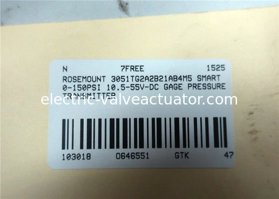 ราคาดี โรซมอนท์ 3051TG เครื่องส่งแรงดันในสาย 3051TG2A2B21AB4M5E5 -14.7 ถึง 150PSI ออนไลน์