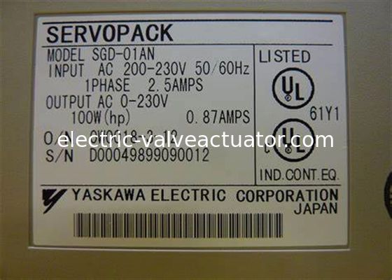 ราคาดี Yaskawa SGD-01AN AC Servo Drives Servopack 100 WATT 1PHASE OUTPUT 0-230 VAC ออนไลน์