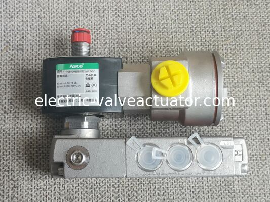 ราคาดี ASCO 24VDC โซลินอยด์วาล์วป้องกันการระเบิดพร้อม 1/4 NPT สำหรับการควบคุมอากาศและแก๊ส ออนไลน์