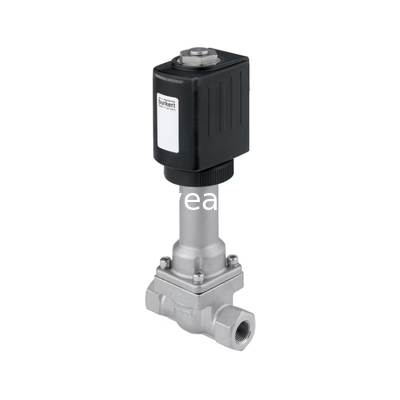 ราคาดี Burkert ประเภท 6026 วาล์วซอลีนอยด์การแยกกันโดยตรงสําหรับการควบคุมของสารไหลชนิดอุตสาหกรรม ออนไลน์