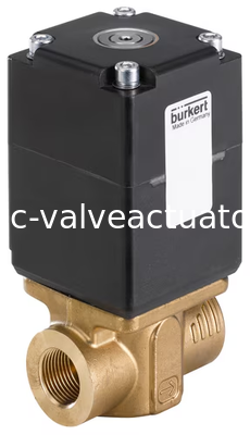 ราคาดี Bürkert Type 2875 โซลินอยด์วาล์วตามสัดส่วนที่ออกฤทธิ์โดยตรงสำหรับการควบคุมการไหลแบบไดนามิก ออนไลน์