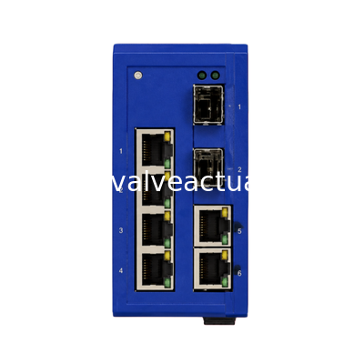 ราคาดี เครื่องสวิทช์เครือข่ายอุตสาหกรรม Hirschmann SSR40-6TX/2SFP พร้อม 2 สายใย SFP ออนไลน์