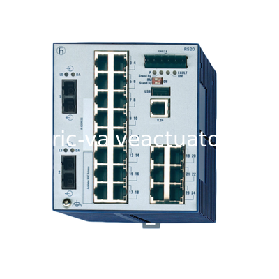 ราคาดี Hirschmann RS20-2400S2S2SDAEHC สวิตช์รถไฟฟ้าที่มีไฟเบอร์อัพลิงค์สําหรับการสื่อสารในเครือข่ายอุตสาหกรรม ออนไลน์