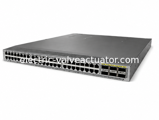ราคาดี Cisco Nexus N9K-C9372TX-E 48-Port 1/10GBASE-T สวิตช์ศูนย์ข้อมูล พร้อม 6x QSFP+ 40G Uplink Ports ออนไลน์