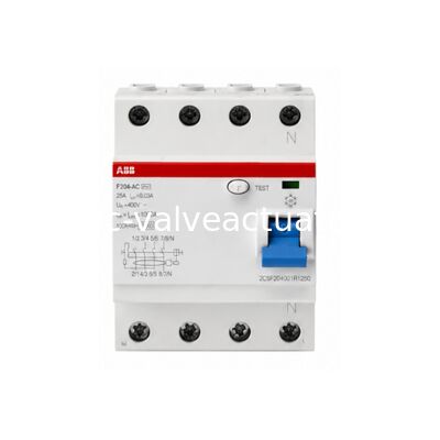 ราคาดี ABB 2CSF204401R1950 F204 A-125/0.03 AP-R เซอร์กิตเบรกเกอร์กันดูด 125A 4 โพล ออนไลน์