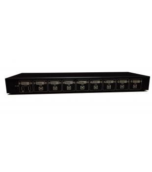 ราคาดี สวิตช์ DVI KVM หญิง 8 พอร์ต SW1801D สวิตช์ KVM แบบแร็คเมาท์ ออนไลน์